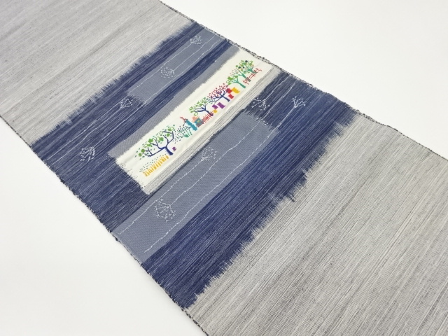JAPANESE NAGOYA OBI / TSUMUGI / WOVEN STRIPE